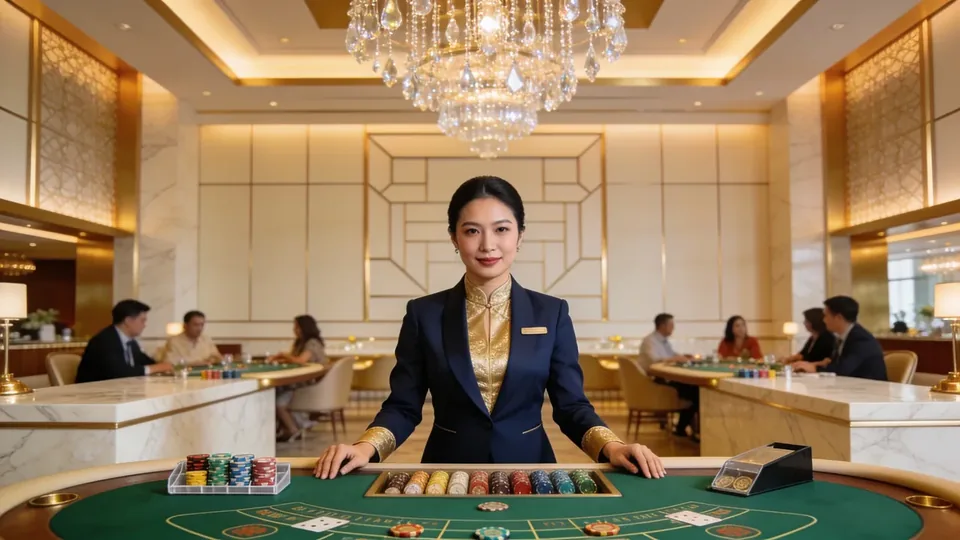 Open a baccarat or Dragon Tiger table